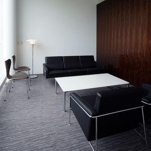 floor-standing lamp / contemporary / brass / aluminum