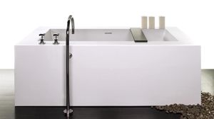 free-standing bathtub / composite / double