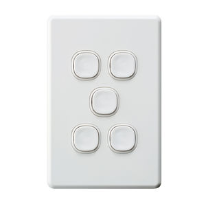 light switch / push-button / quintuple / quadruple