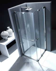 Folding shower screen / for alcoves - NUBIAN: NS1 - Bianchi & Fontana Folding shower screen / for alcoves - NUBIAN: NS1 - Bianchi & Fontana