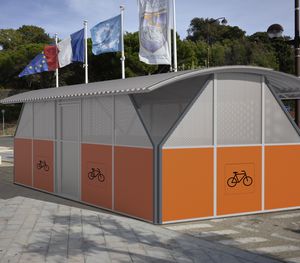 secure cycle shelter