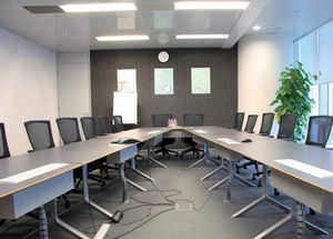 recessed ceiling light fixture / LED / linear / polyethylene