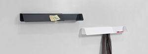 wall-mounted shelf / contemporary / painted steel / for offices