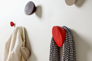 contemporary coat hook / wooden