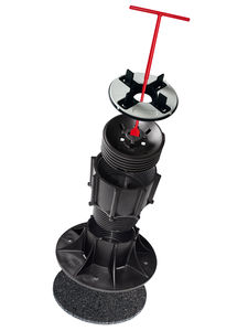 adjustable paving support / plastic / self-leveling / noise-reduction