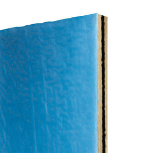 acoustic insulation / stone wool / polyethylene / wall