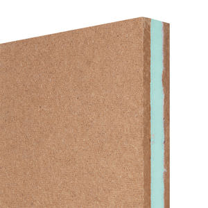 acoustic insulation / polyester / wall / rigid panel