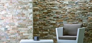 natural stone wall cladding panel / exterior