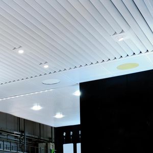 aluminum suspended ceiling / steel / strip