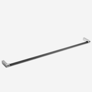 1-bar towel rack / wall-mounted / stainless steel