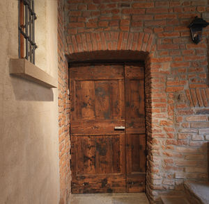 entry door / swing / oak / insulated