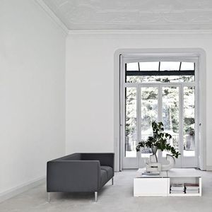 contemporary sofa / fabric / commercial / 2-person