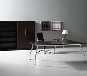 commercial desk and storage set