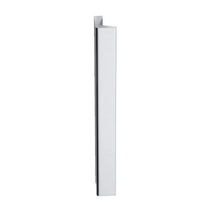glass door pull handle / aluminum / contemporary / chrome