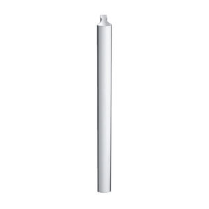 glass door pull handle / aluminum / contemporary / chrome