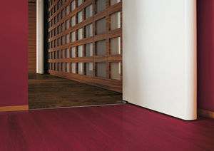 engineered parquet floor / glued / oak / painted