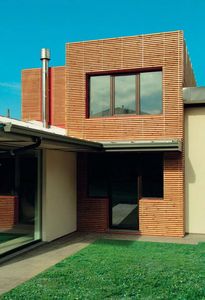 wooden ventilated facade