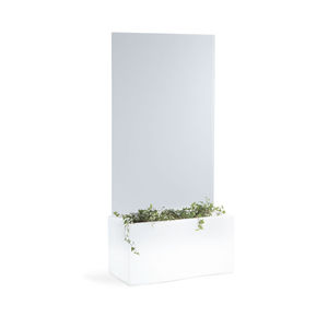 polyethylene planter / rectangular / contemporary / for public buildings