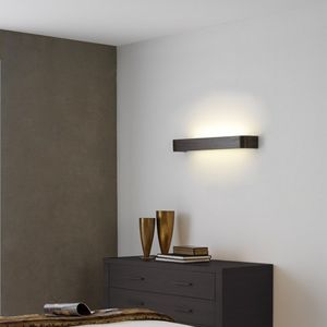 contemporary wall light / glass / wooden / LED