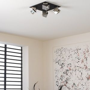 surface mounted spotlight / indoor / LED / square