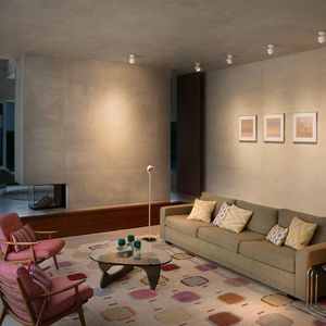 floor-standing lamp / contemporary / aluminum / steel