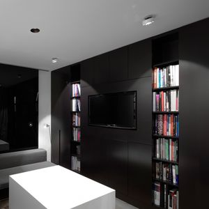 ceiling-mounted spotlight / indoor / LED / halogen