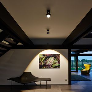 ceiling-mounted spotlight / indoor / LED / round