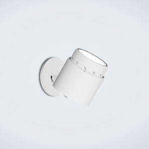 contemporary wall light / aluminum / chrome / plastic