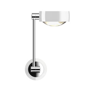 contemporary wall light / glass / plastic / aluminum
