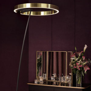 floor-standing lamp / contemporary / aluminum / LED