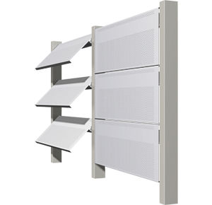 metal solar shading / wooden / PVC / acrylic glass