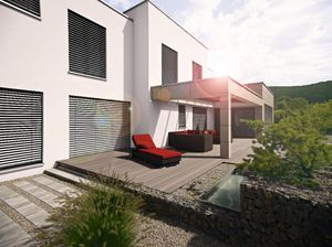 Venetian blinds / aluminum / outdoor / motorized