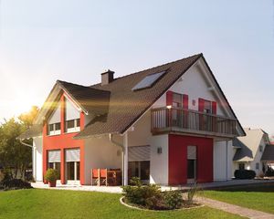 roller shutters / aluminum / in plastic / window