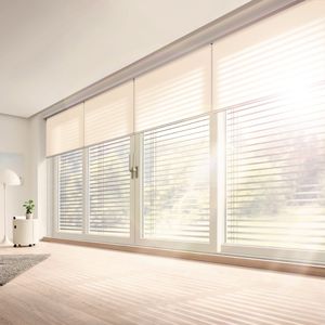 boxed roller blinds / canvas / electric