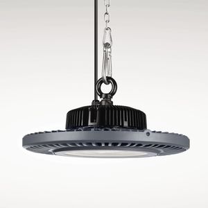hanging light fixture / LED / round / aluminum