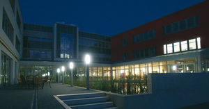 urban bollard light / contemporary / aluminum / LED