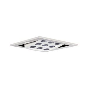 recessed ceiling spotlight / indoor / LED / square