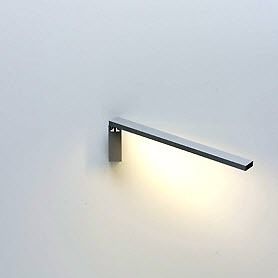 contemporary wall light / metal / reading