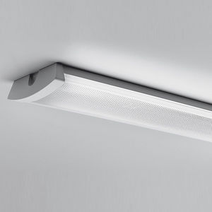 surface-mounted light fixture / fluorescent / linear / metal