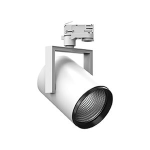 LED track light / round / cast aluminum / extruded aluminum