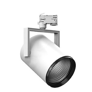 LED track light / round / cast aluminum / extruded aluminum