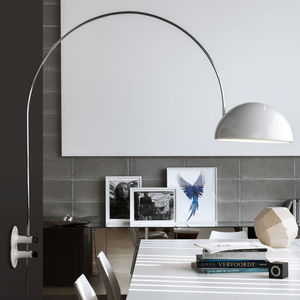 contemporary wall light / aluminum / lacquered metal / incandescent