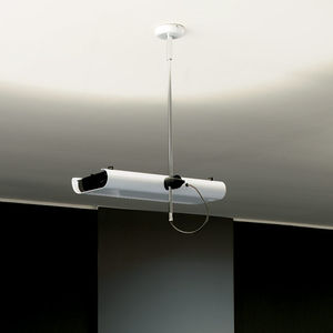 pendant lamp / contemporary / metal / orientable
