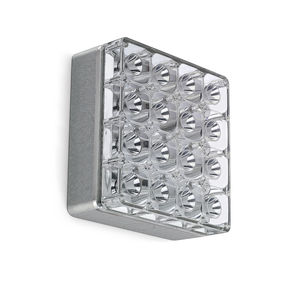 surface-mounted light fixture / LED / square / outdoor