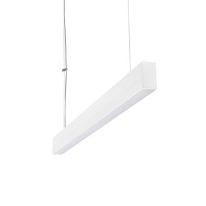 hanging light fixture / LED / linear / aluminum
