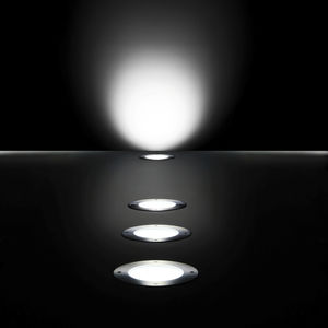 recessed floor light fixture / LED / round / square