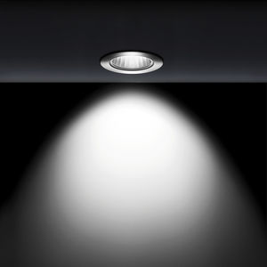 recessed downlight / for outdoor use / LED / round