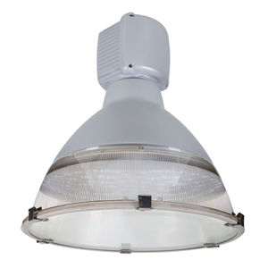 hanging light fixture / LED / round / aluminum