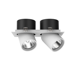 recessed ceiling light fixture / orientation / LED / circular