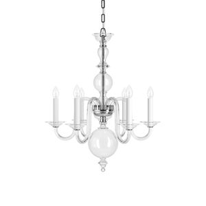 traditional chandelier / crystal